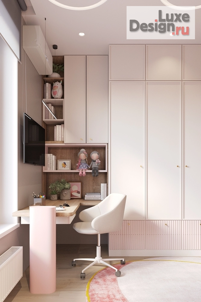 Дизайн интерьера детской "Дизайн детской ЖК "Ландау"" (фото 3)