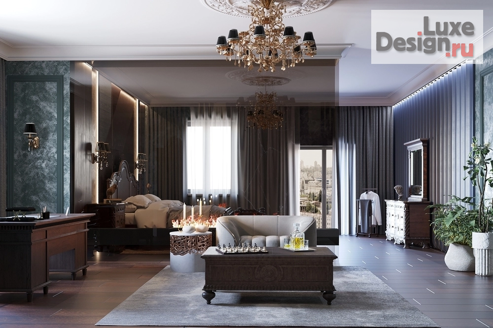 Дизайн интерьера спальни "Спальня в г.Реж" (фото 3)