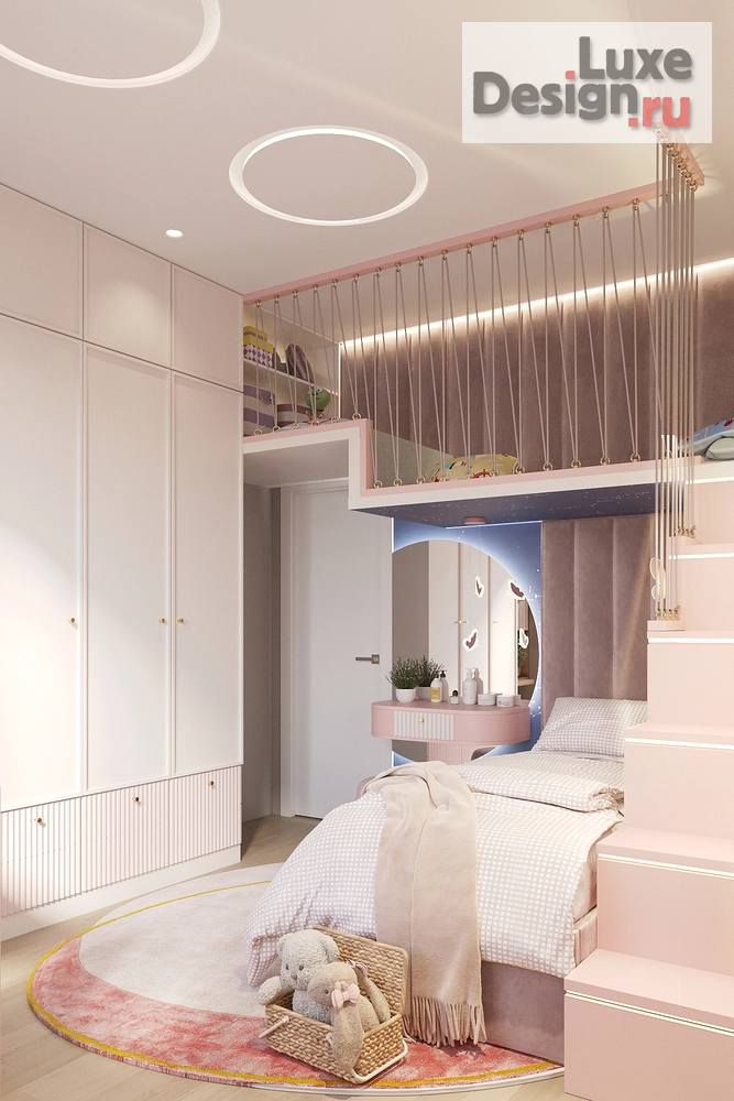 Дизайн интерьера детской "Дизайн детской ЖК "Ландау"" (фото 4)