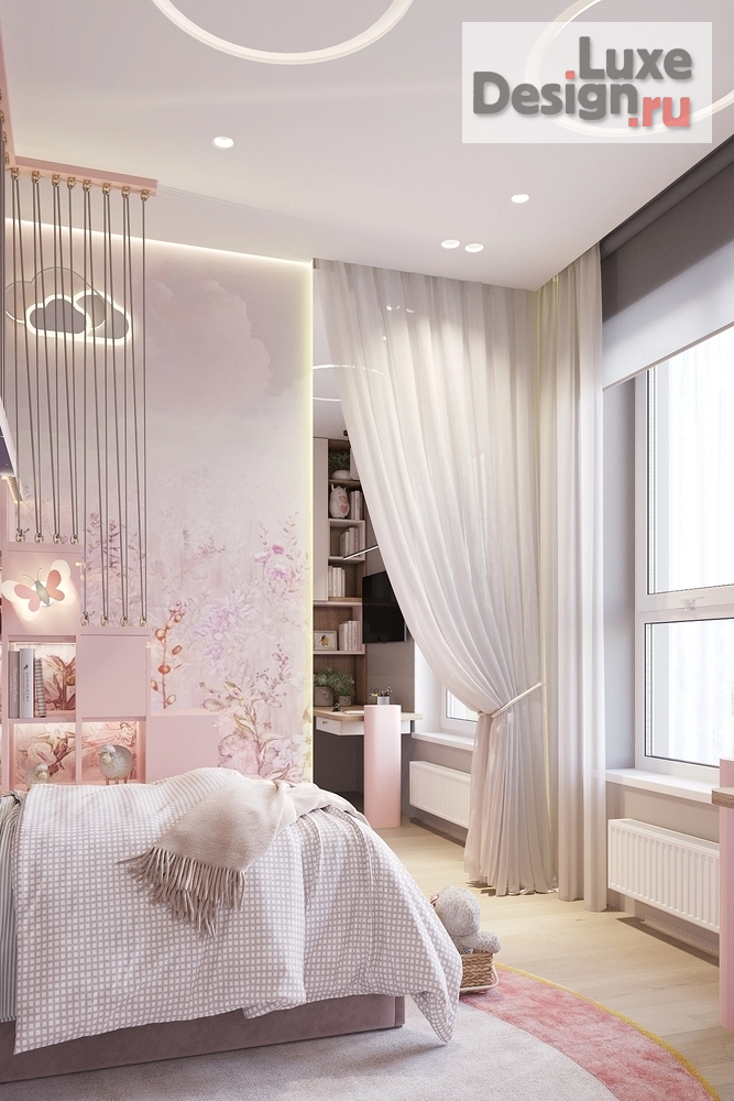 Дизайн интерьера детской "Дизайн детской ЖК "Ландау"" (фото 5)