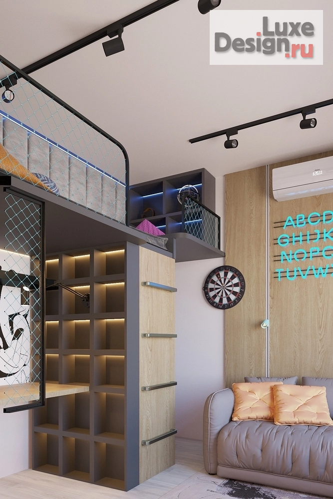 Дизайн интерьера детской "Дизайн детской ЖК "Ландау"" (фото 5)