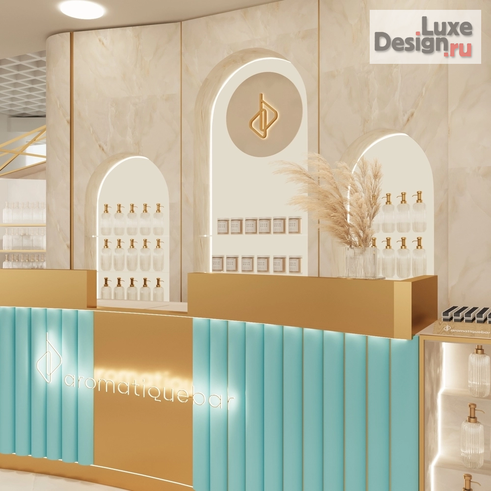 Дизайн интерьера бутика " Дизайн парфюмерного остров - бутика г. Екатеринбург" (фото 4)