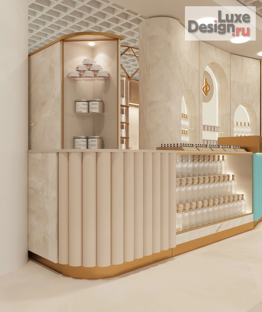 Дизайн интерьера бутика " Дизайн парфюмерного остров - бутика г. Екатеринбург" (фото 5)