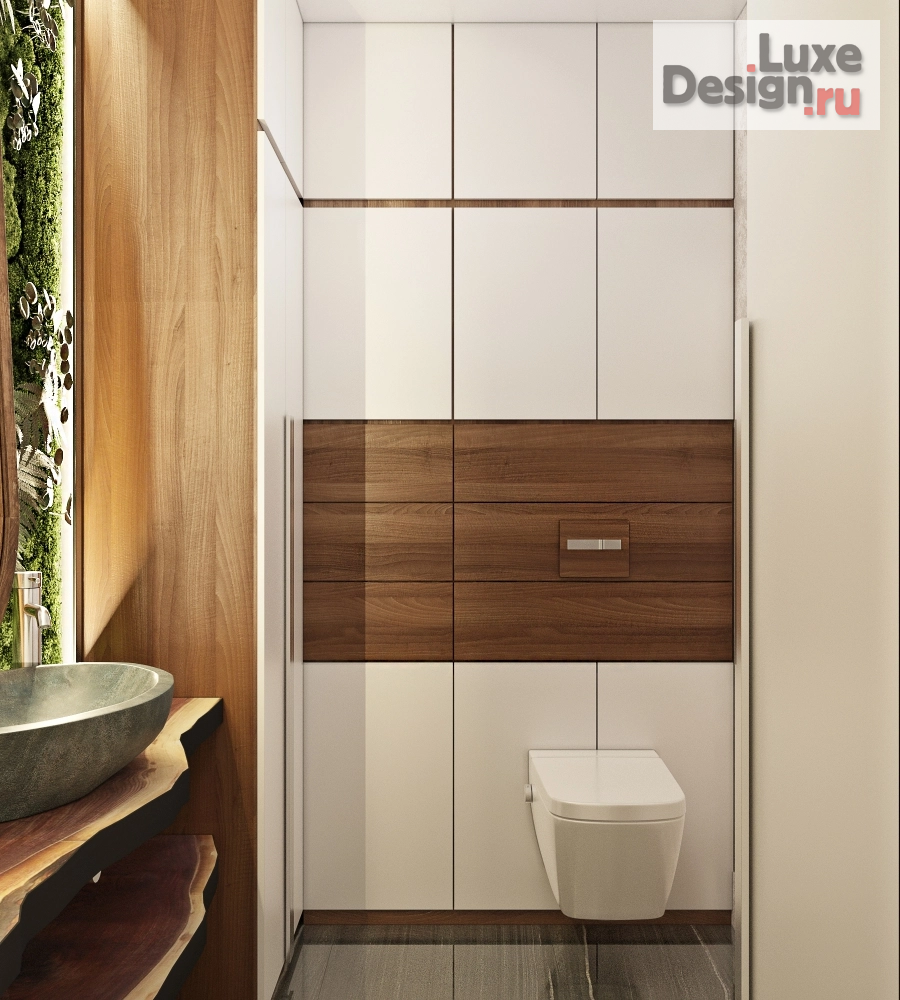 Дизайн интерьера ванной "Квартира Юмашева 15" (фото 2)