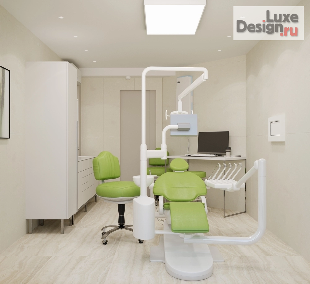Дизайн интерьера лечебного учреждения "Дизайн интерьера стоматологической клиники в г. Екатеринбург" (фото 9)