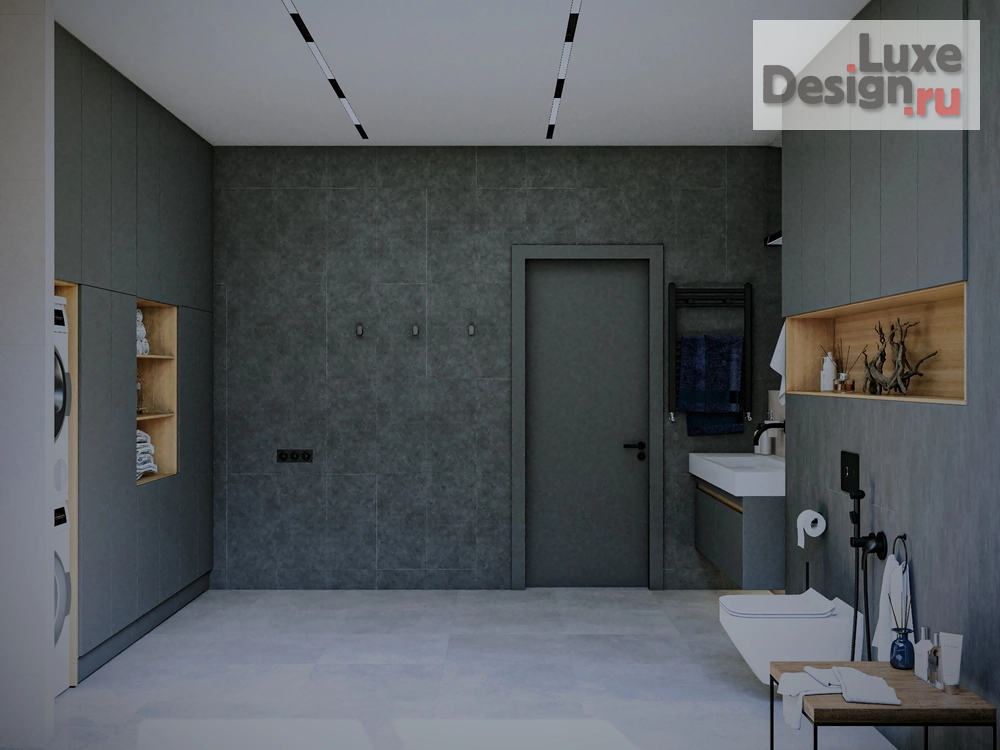 Дизайн интерьера ванной "Ванная комната в загородном доме г.Реж" (фото 4)