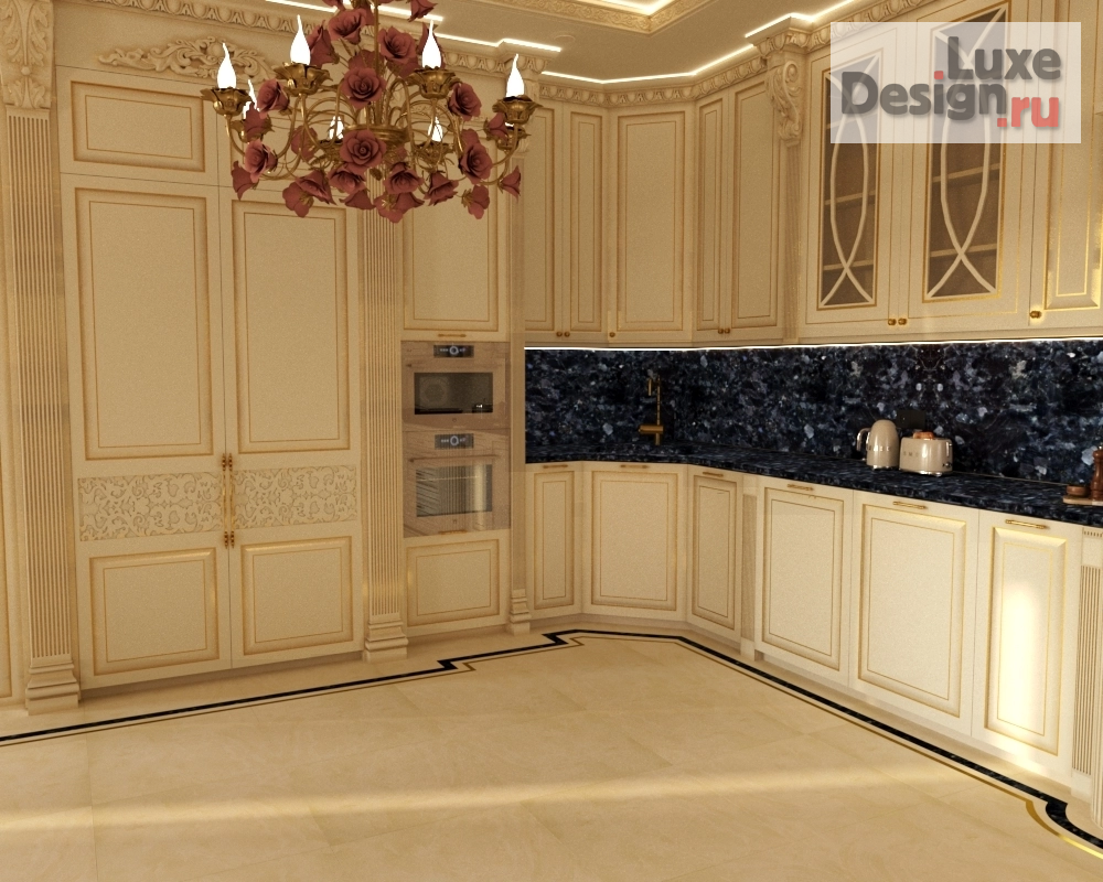 Дизайн интерьера кухни "Кухня-столовая в доме г.Реж" (фото 3)