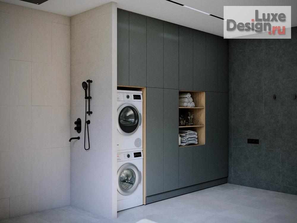 Дизайн интерьера ванной "Ванная комната в загородном доме г.Реж" (фото 5)