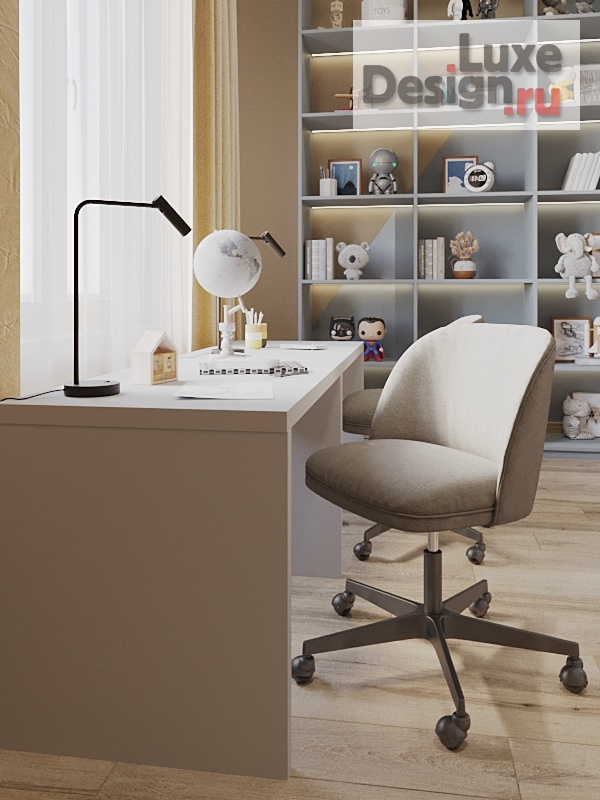 Дизайн интерьера детской "Детская в доме г.Реж" (фото 5)