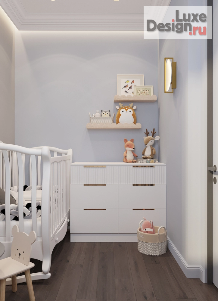 Дизайн интерьера детской "Дизайн интерьера детской спальни в квартире ЖК "Аллегро" г. Екатеринбург" (фото 1)