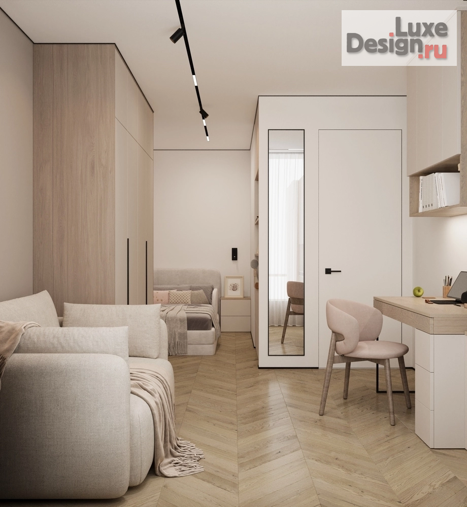 Дизайн интерьера детской "Дизайн интерьера детской комнаты в квартире  ЖК "Брусника"  " (фото 1)