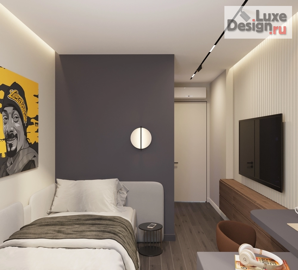 Дизайн интерьера детской "Дизайн интерьера детской  в квартире ЖК "Аллегро"" (фото 6)