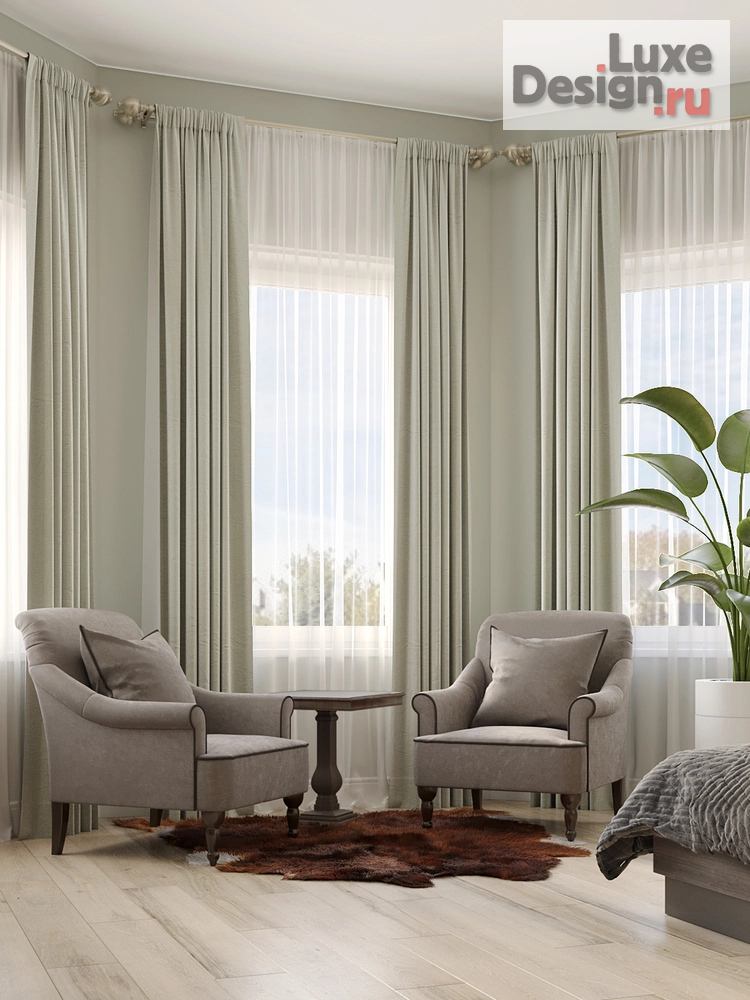 Дизайн интерьера загородного дома "Спальня в загородном доме г.Реж" (фото 2)