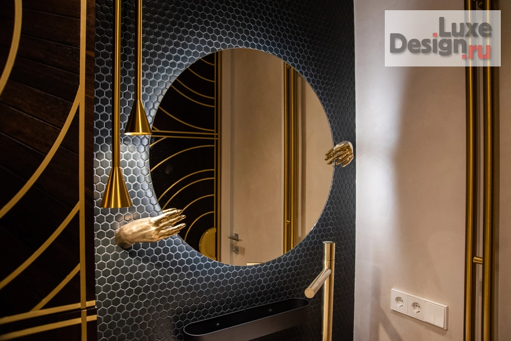 Дизайн интерьера четырехкомнатной квартиры "Интеграция скульптурных арт-объектов" (фото 4)