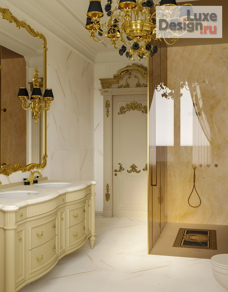 Дизайн интерьера ванной "Душевая комната в загородном доме г.Реж" (фото 4)