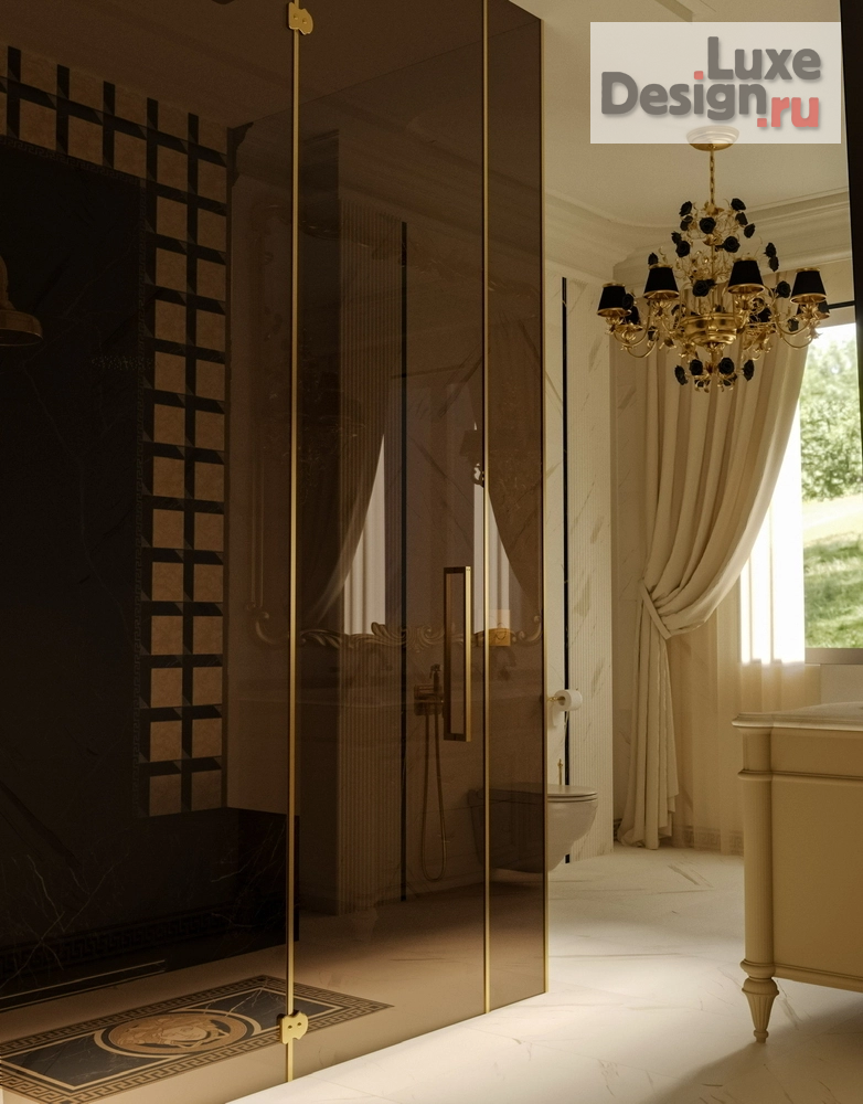 Дизайн интерьера ванной "Душевая комната в загородном доме г.Реж" (фото 5)