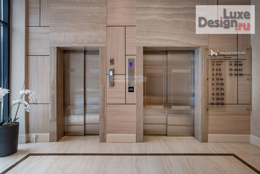 Дизайн интерьера офиса "Места общего пользования, ЖК Макаровский" (фото 4)