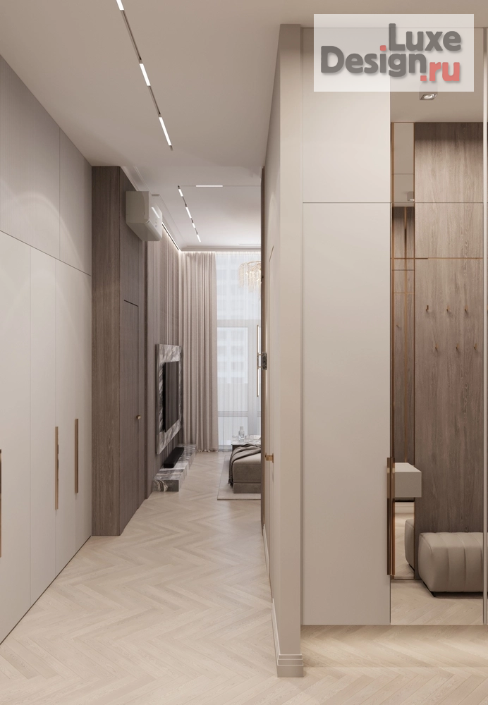 Дизайн интерьера прихожей "Прихожая-холл в квартире ЖК "Олимпика" г. Екатеринбург" (фото 13)