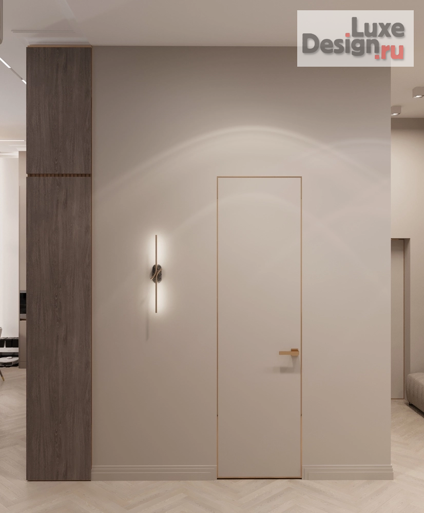 Дизайн интерьера прихожей "Прихожая-холл в квартире ЖК "Олимпика" г. Екатеринбург" (фото 5)