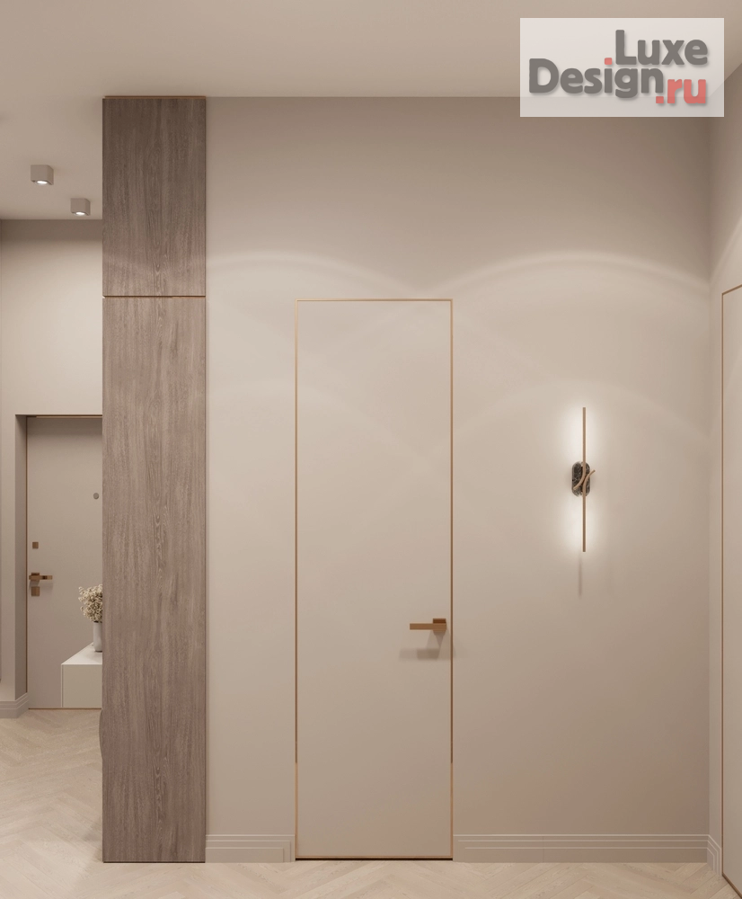 Дизайн интерьера прихожей "Прихожая-холл в квартире ЖК "Олимпика" г. Екатеринбург" (фото 6)