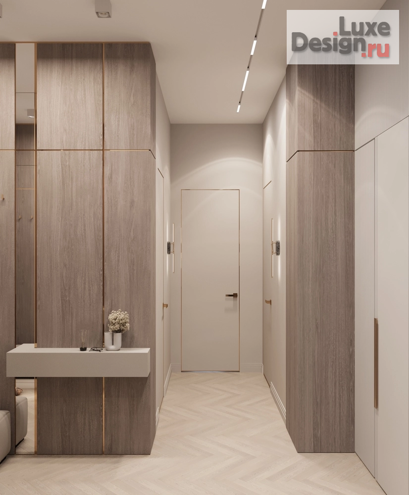 Дизайн интерьера прихожей "Прихожая-холл в квартире ЖК "Олимпика" г. Екатеринбург" (фото 7)