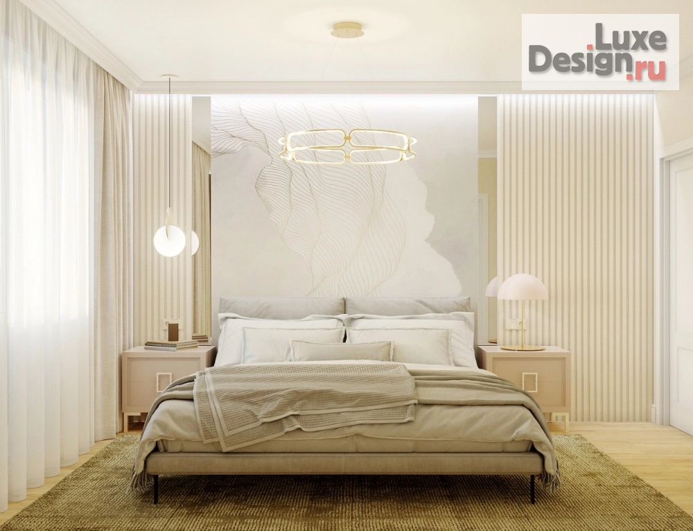 Дизайн интерьера четырехкомнатной квартиры "Спальня Татищева" (фото 3)