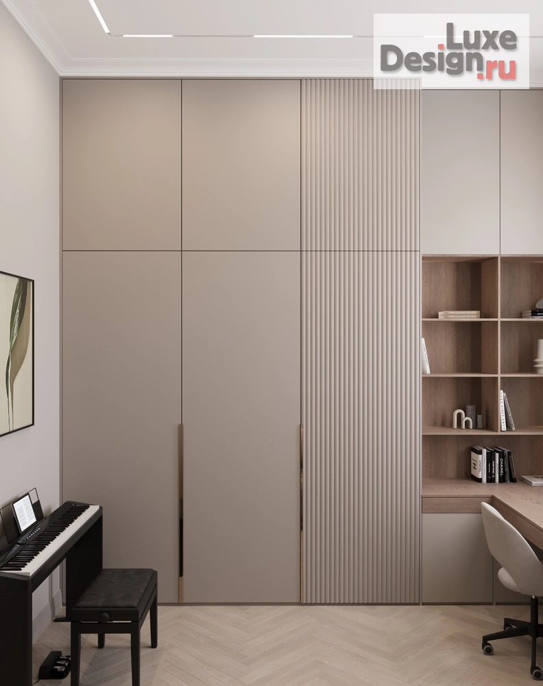 Дизайн интерьера квартиры "Кабинет в квартире ЖК "Олимпика" г. Екатеринбург" (фото 2)