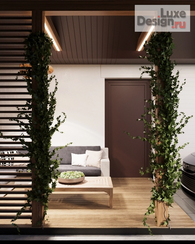 Дизайн интерьера частного дома "Навес над въездной группой дома" (фото 6)