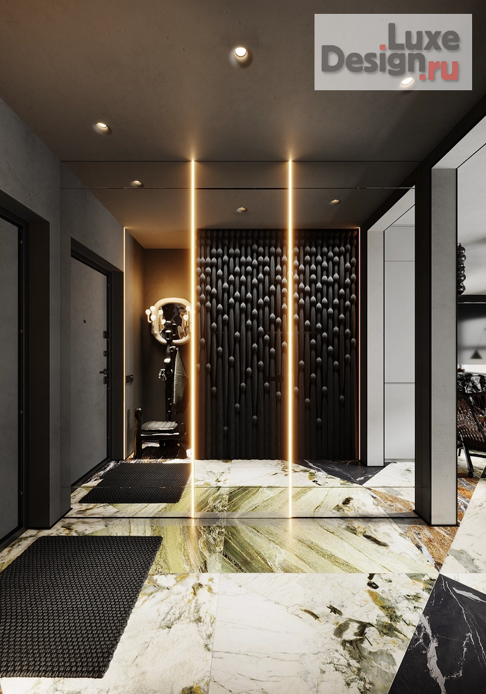 Дизайн интерьера однокомнатной квартиры "Уютная пещера | ЖК "Екатерининский парк"" (фото 2)