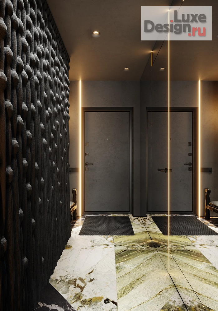 Дизайн интерьера однокомнатной квартиры "Уютная пещера | ЖК "Екатерининский парк"" (фото 4)