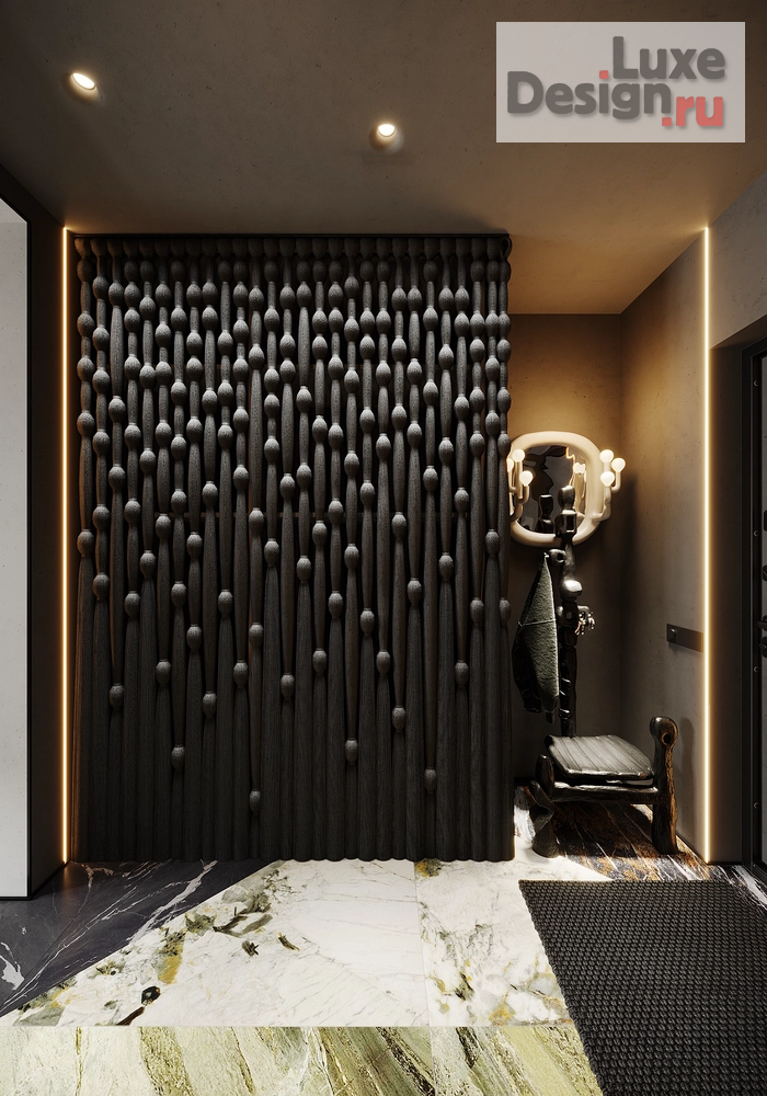 Дизайн интерьера однокомнатной квартиры "Уютная пещера | ЖК "Екатерининский парк"" (фото 5)