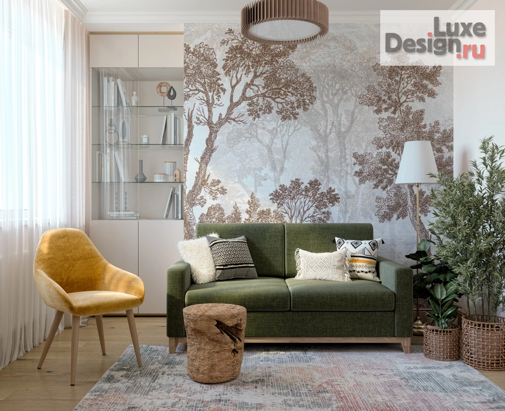 Дизайн интерьера трехкомнатной квартиры "Север - Юг. Трешка в ЖК Северное сияние г. Екатеринбург" (фото 9)