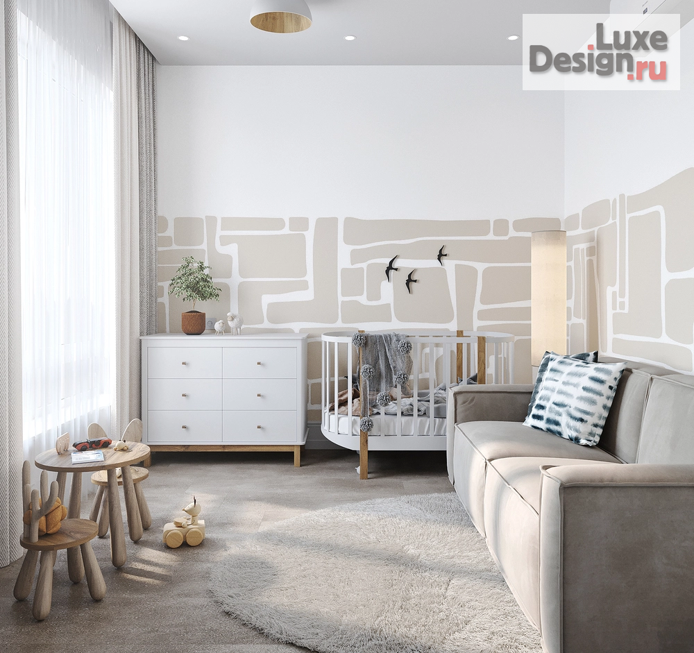 Дизайн интерьера трехкомнатной квартиры "Восхождение на вершину. Дизайн-проект 3-х комнатной квартиры в ЖК Ленина 8, г. Екатеринбург" (фото 15)