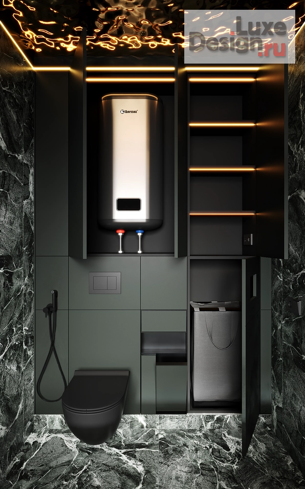 Дизайн интерьера однокомнатной квартиры "Уютная пещера | ЖК "Екатерининский парк"" (фото 8)