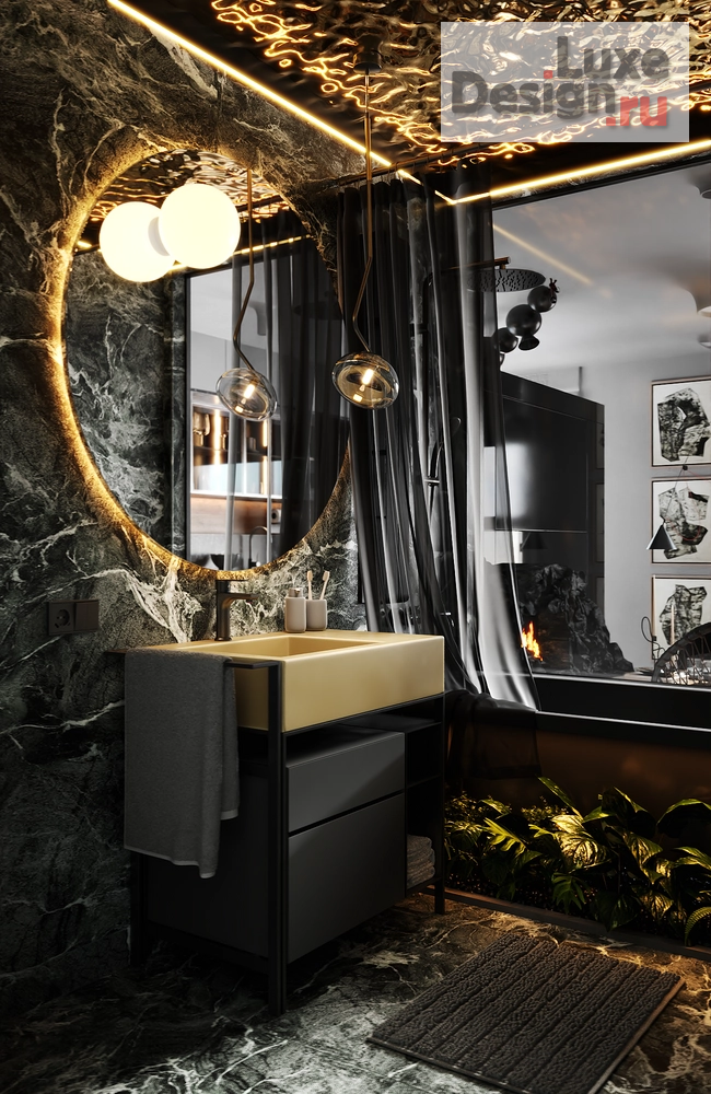 Дизайн интерьера однокомнатной квартиры "Уютная пещера | ЖК "Екатерининский парк"" (фото 10)