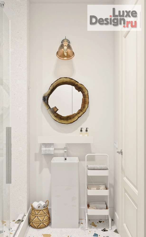 Дизайн интерьера трехкомнатной квартиры "Минимализм с перчинкой (дизайн-проект евротрешки в ЖК Клевер-парк)" (фото 18)