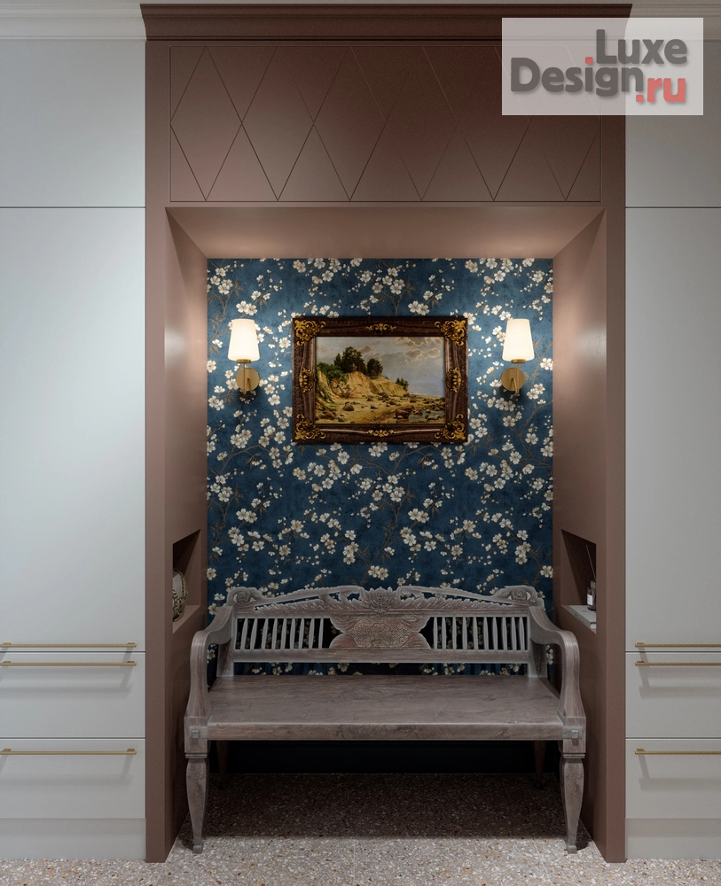 Дизайн интерьера трехкомнатной квартиры "Север - Юг. Трешка в ЖК Северное сияние г. Екатеринбург" (фото 2)