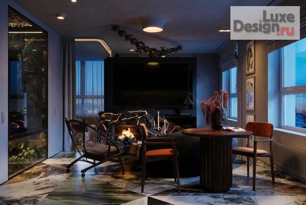 Дизайн интерьера однокомнатной квартиры "Уютная пещера | ЖК "Екатерининский парк"" (фото 13)