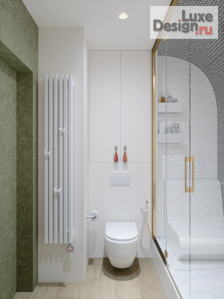 Дизайн интерьера трехкомнатной квартиры "Север - Юг. Трешка в ЖК Северное сияние г. Екатеринбург" (фото 18)