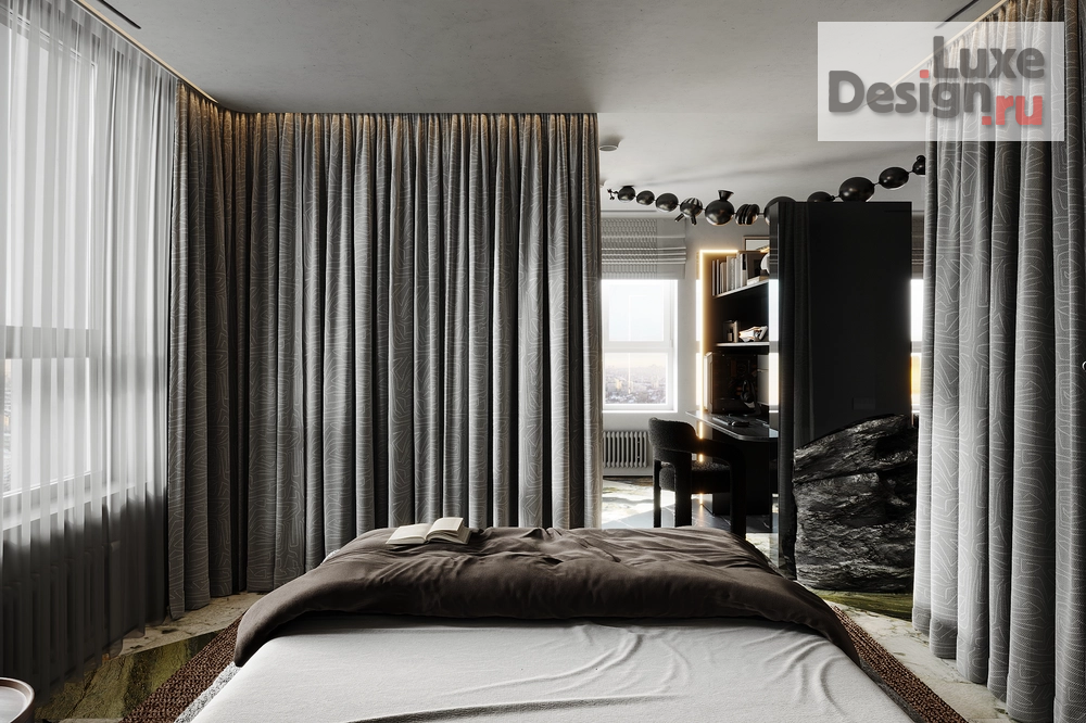 Дизайн интерьера однокомнатной квартиры "Уютная пещера | ЖК "Екатерининский парк"" (фото 23)