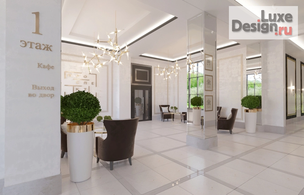 Дизайн интерьера квартиры "ЖК Проспект Мира - Дизайн мест общественного пользования" (фото 8) от дизайнера Безруков Иван Сергеевич Дизайн интерьера квартиры "ЖК Проспект Мира - Дизайн мест общественного пользования" (фото 8)