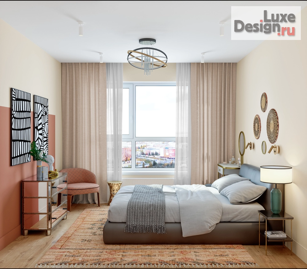 Дизайн интерьера трехкомнатной квартиры "Минимализм с перчинкой (дизайн-проект евротрешки в ЖК Клевер-парк)" (фото 9)