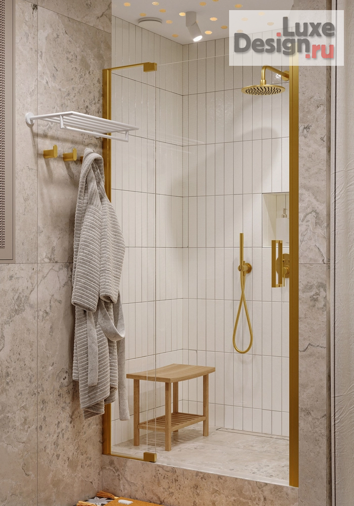 Дизайн интерьера трехкомнатной квартиры "Калейдоскоп – проект квартиры для семейной пары с дочерью | ЖК "Гулливер"" (фото 2)