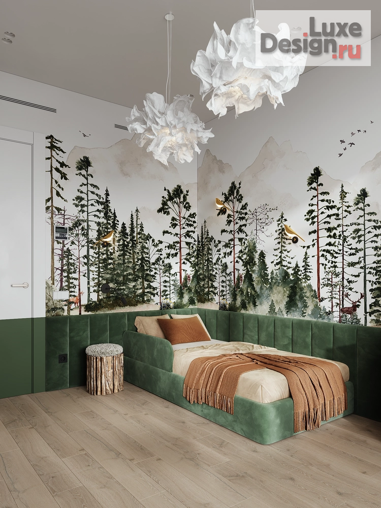 Дизайн интерьера четырехкомнатной квартиры "1+1 - дизайн-проект 4-х комнатной квартиры от Брусники в Академическом. г.Екатеринбург" (фото 14)