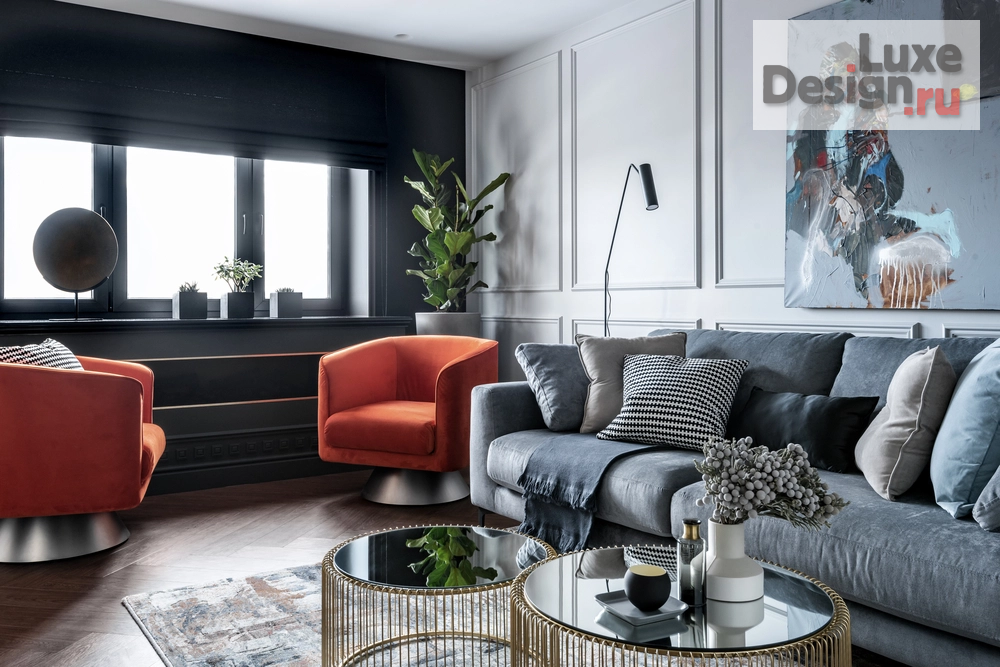 Дизайн интерьера двухкомнатной квартиры "Счастливы вместе - фото" (фото 6)