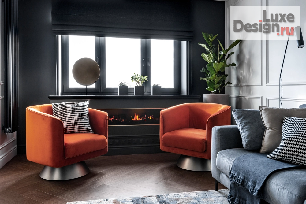 Дизайн интерьера двухкомнатной квартиры "Счастливы вместе - фото" (фото 9)