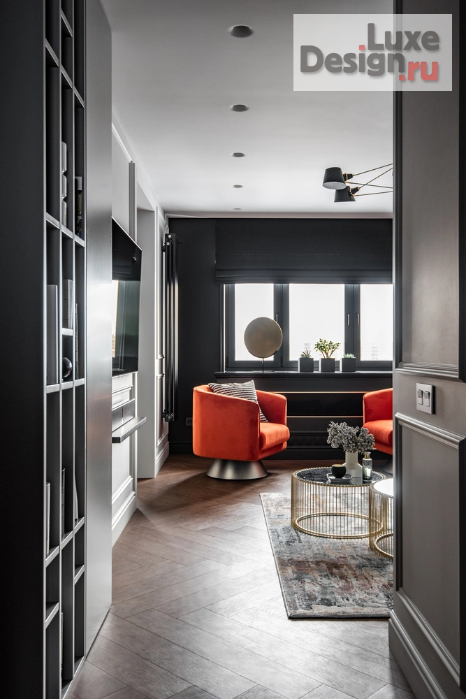 Дизайн интерьера двухкомнатной квартиры "Счастливы вместе - фото" (фото 16)