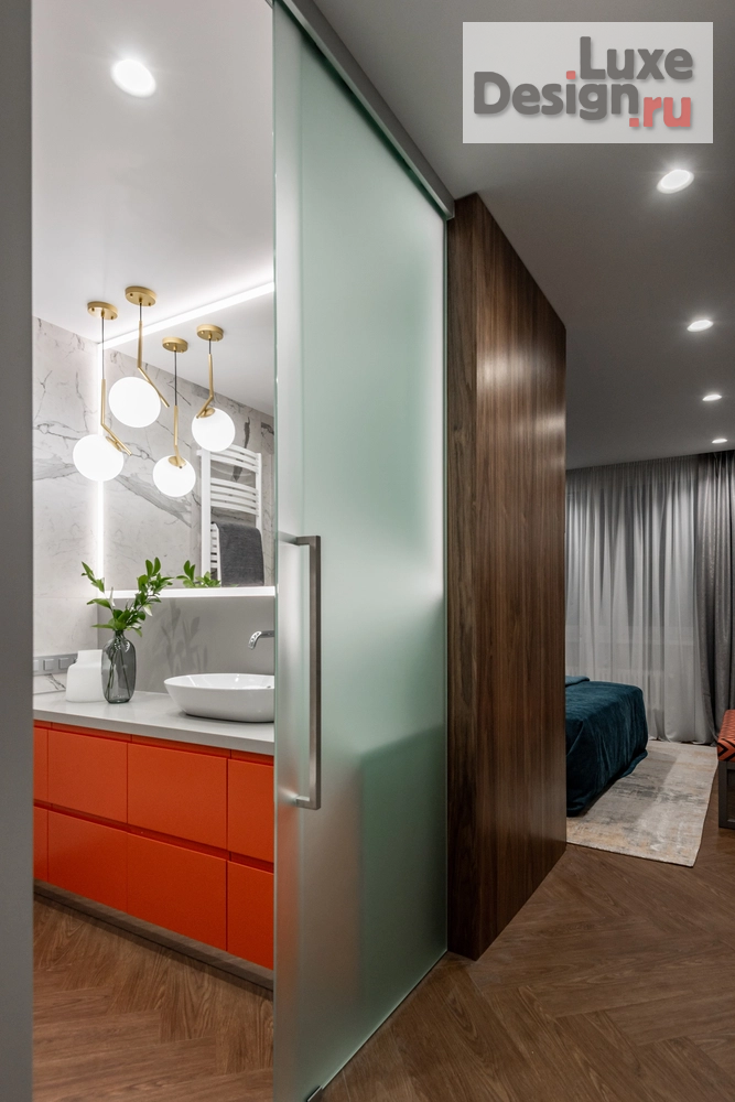 Дизайн интерьера двухкомнатной квартиры "Счастливы вместе - фото" (фото 21)