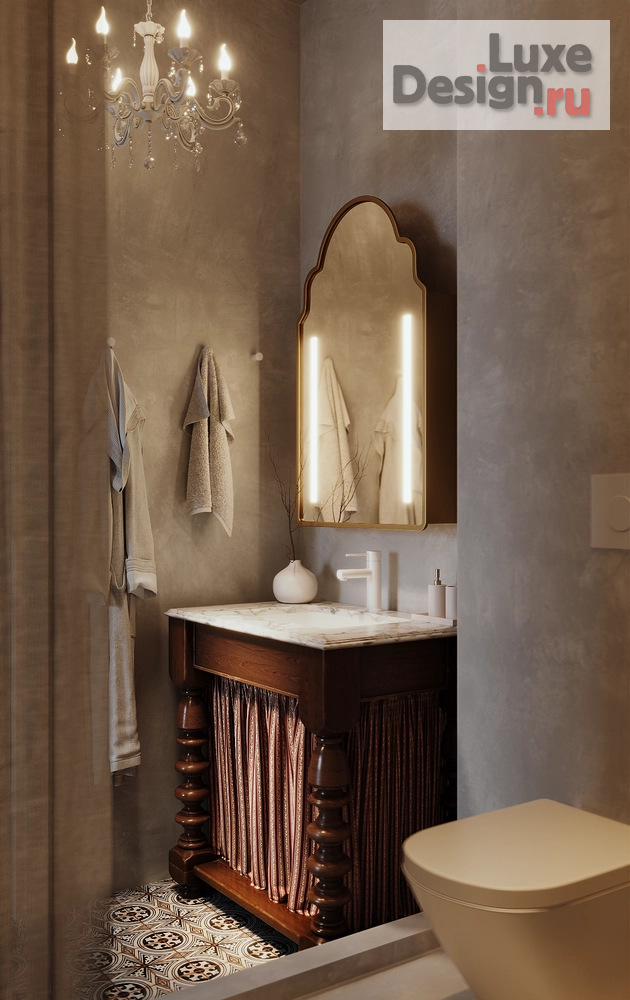 Дизайн интерьера трехкомнатной квартиры "Дом у озера – интерьер для успешной бизнес-вумен | ЖК "Clever Park"" (фото 31)