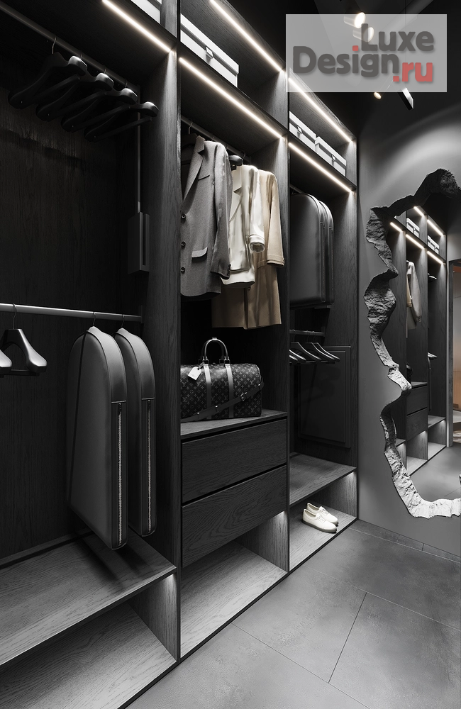 Дизайн интерьера апартаментов "Огонь, вода и медные трубы - дизайн-проект апартаментов в Башне Исеть" (фото 4)